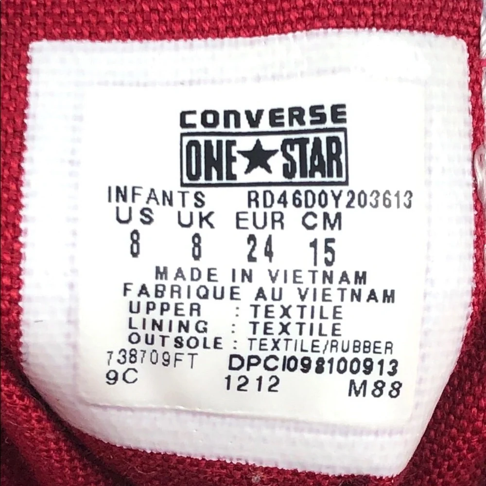 Converse Toddler All Star High Top Lace Up Sneaker